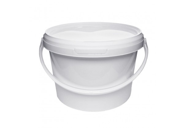 3 LITRE WHITE BUCKET and LID